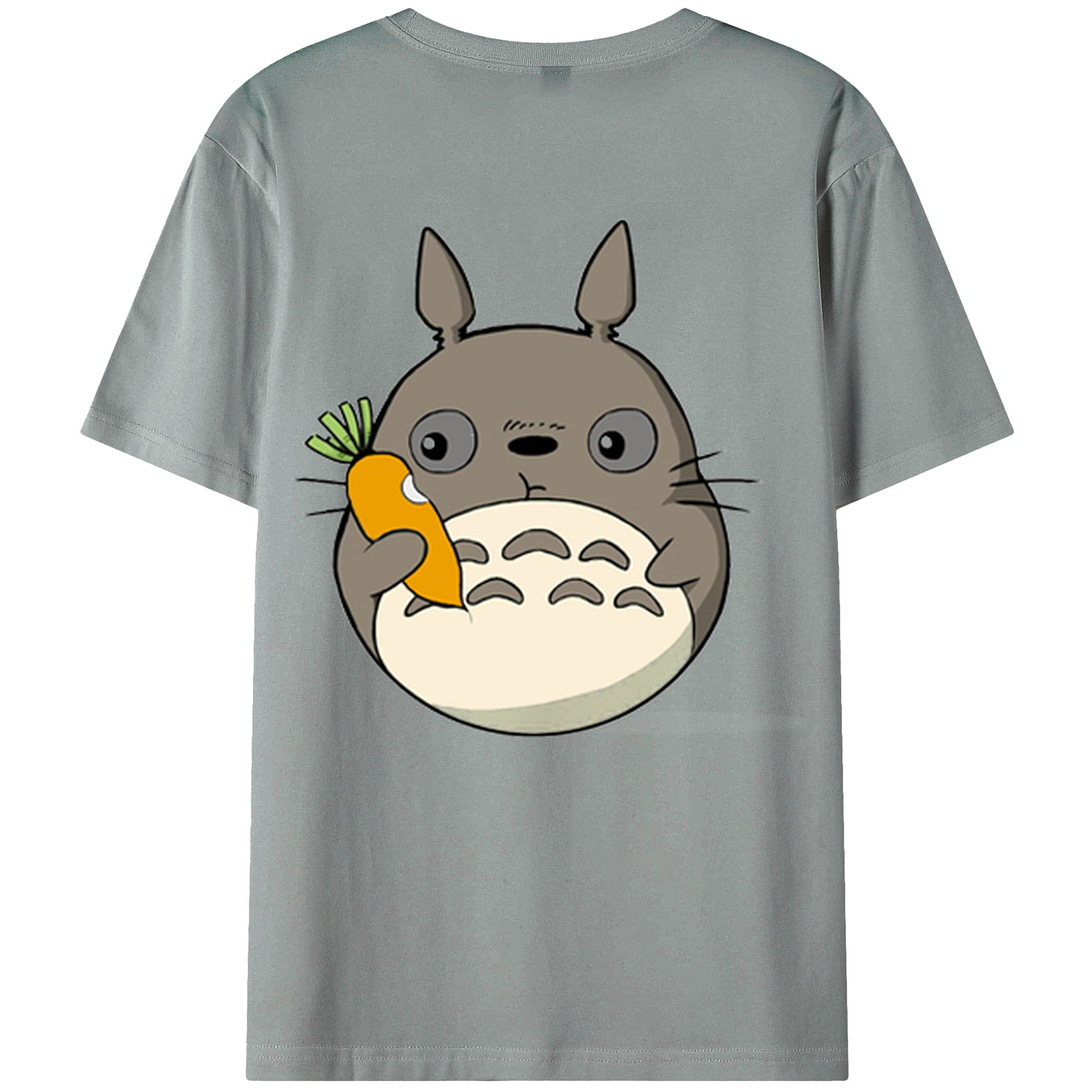 （画像用） となりのトトロ 草壁メイ 草壁サツキ My Neighbor Totoro Satsuki Kusakabe Mei Kusakabe 綿100％ メンズ半袖Tシャツ（バックプリント） 通気性